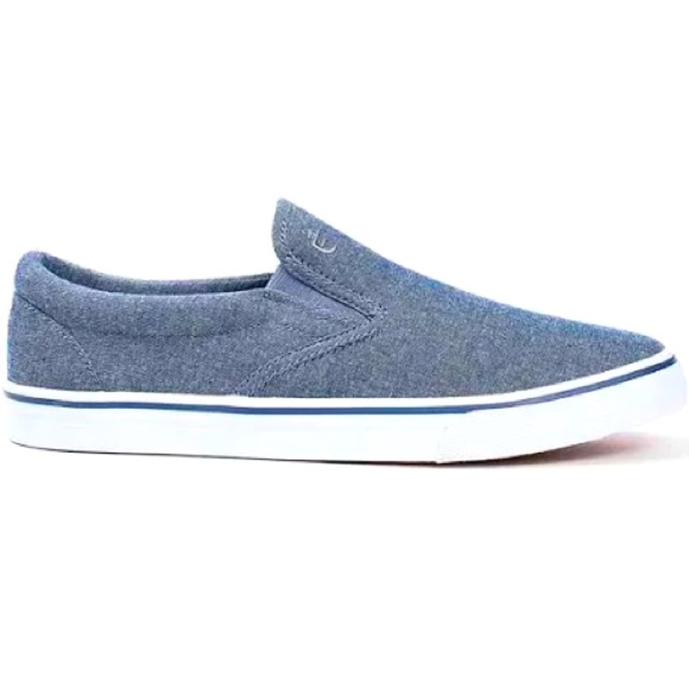 NWOT. Navy Chambray Low Top Sneakers. Men’s 12. Excellent condition.